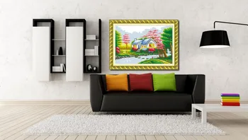 

Home decor completed finished cross stitch kit embroidery no frame TC99