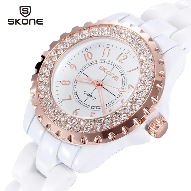 

SKONE women Watches women top famous Brand Luxury Casual Quartz Watch female Ladies watches Women Wristwatches relogio feminino