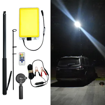

novelty 45W COB LED Panel Light Bulb Floodlights with Dimmer Controller 4500LM for outdoors Car Work Camping lighting Spotlight