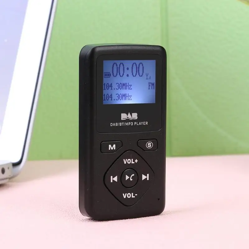 P7 цифровой ЖК-дисплей DAB/DAB+/FM радио приемник с Bluetooth MP3 плеер