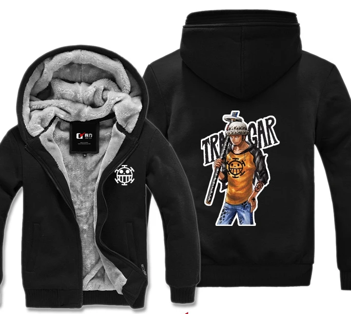 1 Trafalgar D воды Law толстовки Толстовка мужские повседневные мужские куртки с капюшоном плащ шаль мужская одежда OP - Цвет: 1