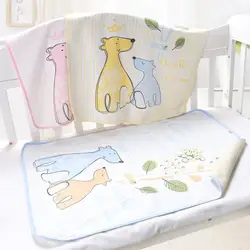Детская Пеленка-подкладка изменяя мультфильм Водонепроницаемый моющееся полотенце ткани новорожденных матрас Водонепроницаемый Подушка