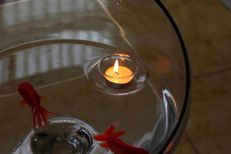 Beautiful Gl Bowl Candle Holder Floating Tealight Wishing Beautiful Gl Bowl Candle Holder Floating Tealight Wishing Pool Light Gift Home Xmas Wedding Centerpiece X 12 In Holders From Garden