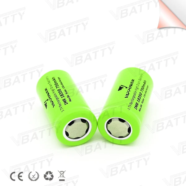 Vappower IMR 18350 750mah 8A 2