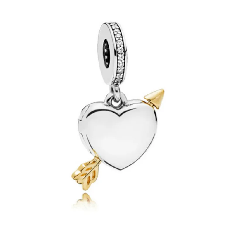 

2019 NEW 100% 925 Sterling Silver Limited Edition Shine Arrow Of Love Pendant Charm Valentine's Day For DIY Necklace Gift