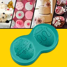Barato de silicona moldes para decorar pasteles de decoración de pasteles de Navidad utensilios para decoración de tortas con fondant cocina accesorios para hornear