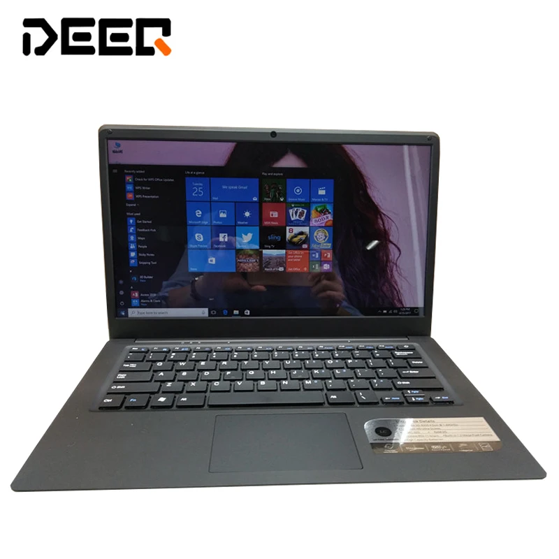 Бесплатная доставка 14 дюймов laptopWindows10 система с 4G ram 64G EMMC In tel X5 Z8350 компьютер HDMI wifi