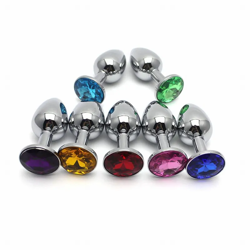 

Adult Sexy Toy Stainless Steel Metal Butt Stimulator Anal Insert Stopper Plug Practical Jokes