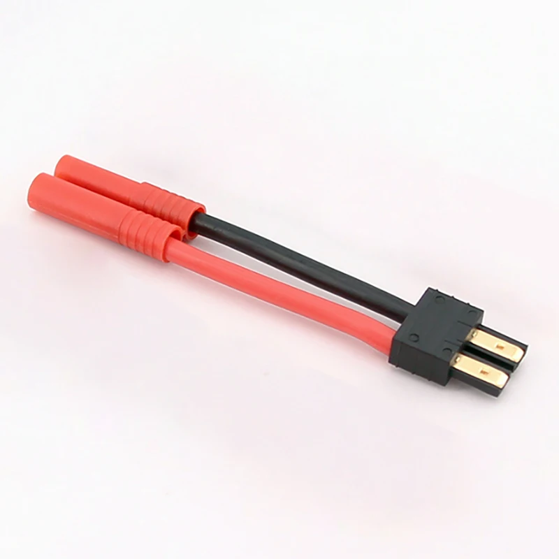 

5/20pcs HXT 4MM Bullet Female to Traxxas TRX Male Adapter Cable - ~2" 12awg Wire for Turnigy