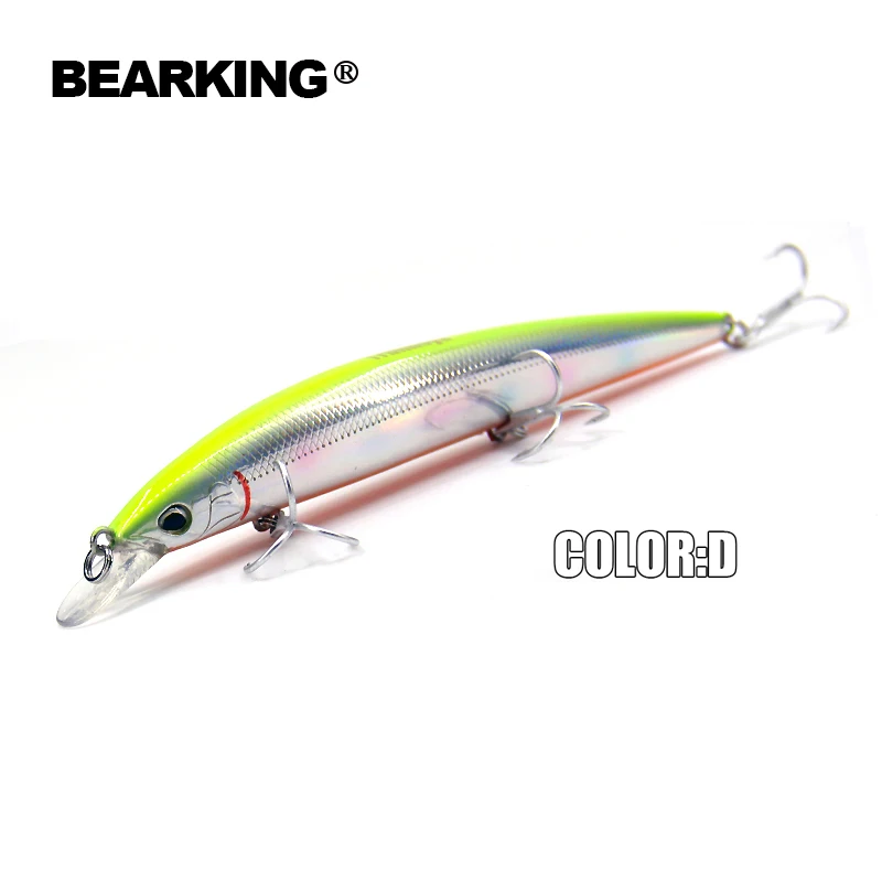 Популярная модель 2017 воблеры для рыбной ловли Bearking 13 см 14 8 г 5 шт./лот приманка