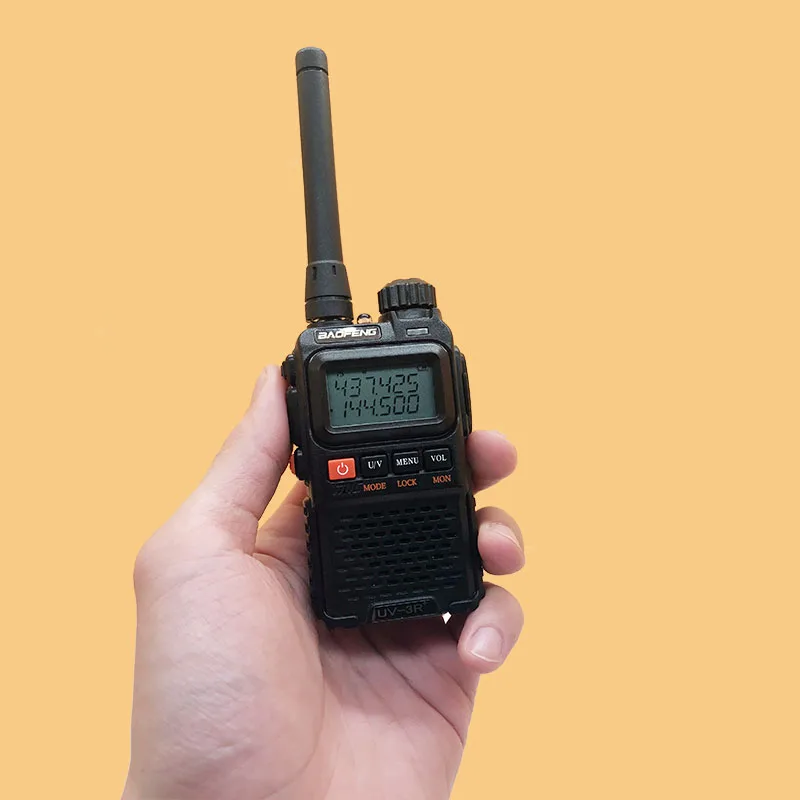 Портативная мини рация Baofeng UV 3R + Plus портативная UHF VHF двухсторонняя радиосвязь