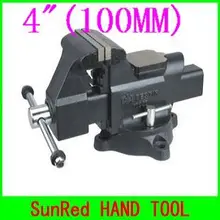 Инструмент BESTIR, Тайвань, отличное качество, американский тип, вращается на 360 градусов, индустрия 4 дюйма(100 мм), тиски, верстак, зажим, № 10941