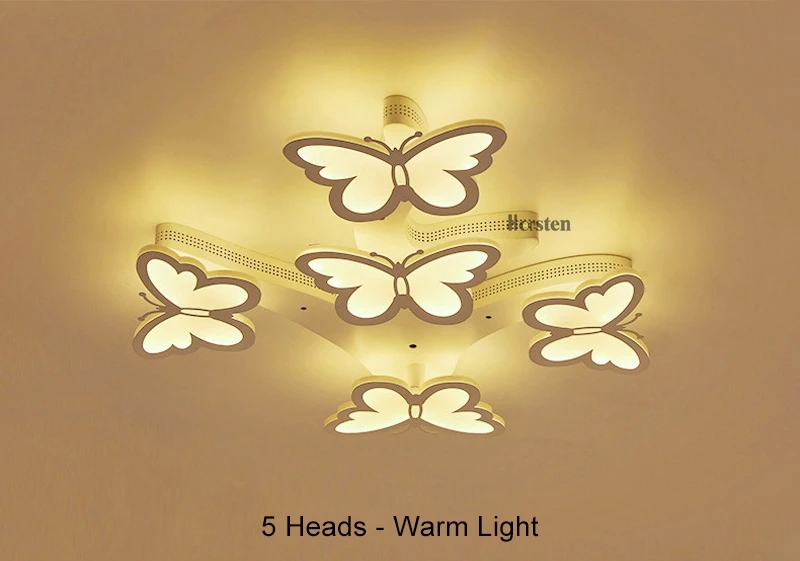 Modern LED Chandelier For Living Room Bedroom Home AC110-240V Butterfly Led Ceiling Chandelier Lamp Brightness Dimmable (14)