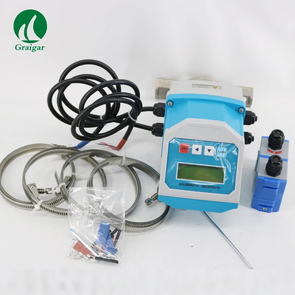 

High Reliability Ultrasonic Flow Meter Waterproof Flow Meter TUF-2000F with TM-1 Transducer Measuring Range: DN50-700mm