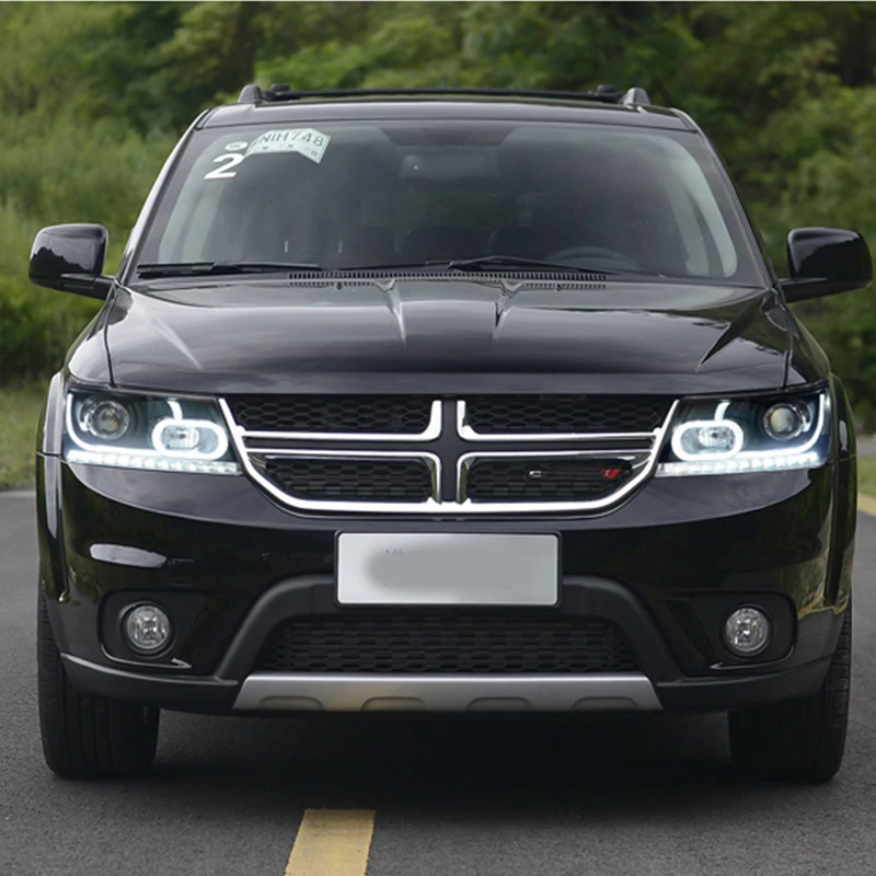 Автомобильная фара для Fiat Freemont фары 2008 2016 Dodge Journey JCUV светодиодный ная DRL линза