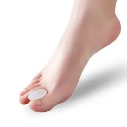 Силиконовые вальгусной Toe Сепаратор медицинские для коррекции бедренной кости точки перекрытия разделения унисекс ортопедические стельки