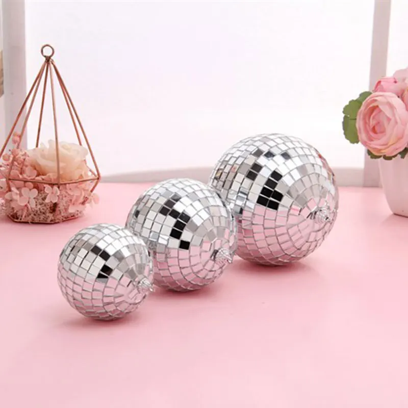 10CM 15CM 20CM Reflective Glass Rotating Mirror Ball Mirror Reflection