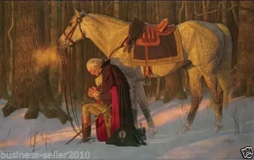 

oil painting : portrait GEORGE WASHINGTON