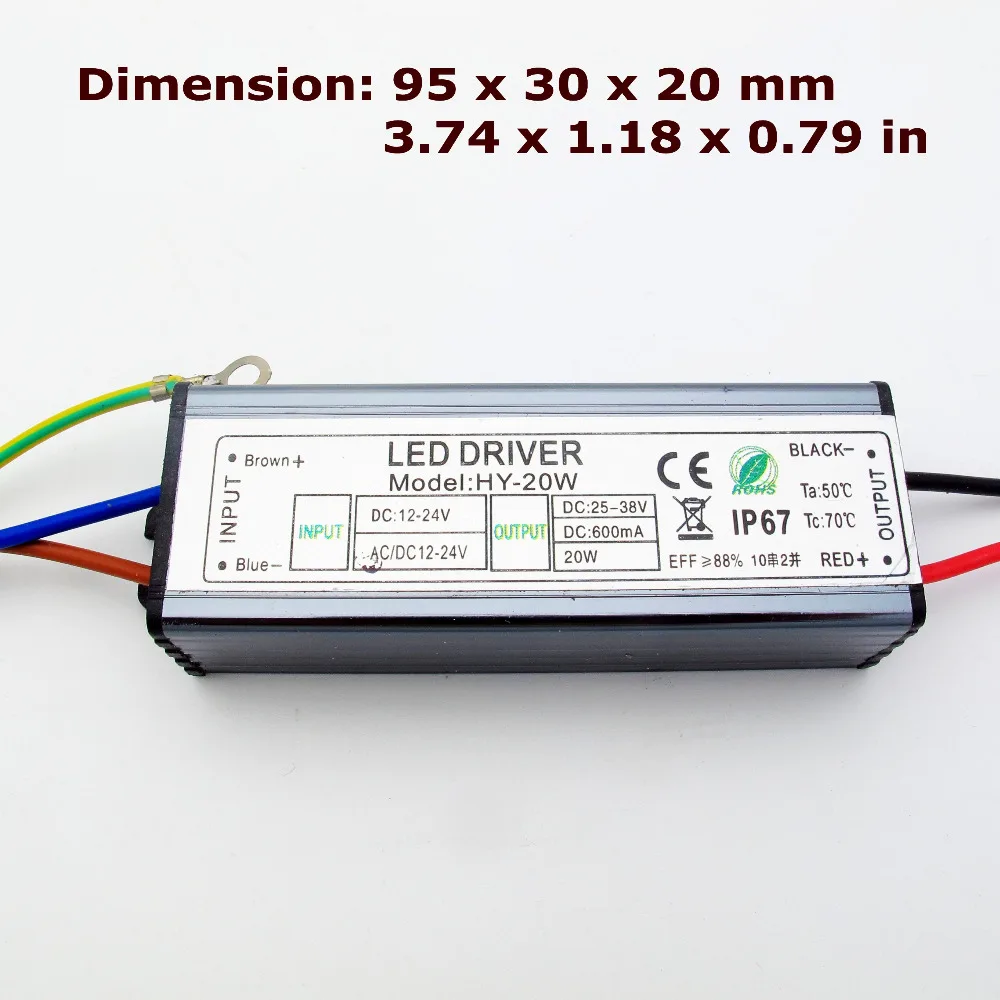 Jiaderui DC 12V - 24V Input to 300mA DC 10W 12W 15W 18W LED Driver Low  Voltage Adapter for LED Solar Street Lamp Car Boat Light - AliExpress