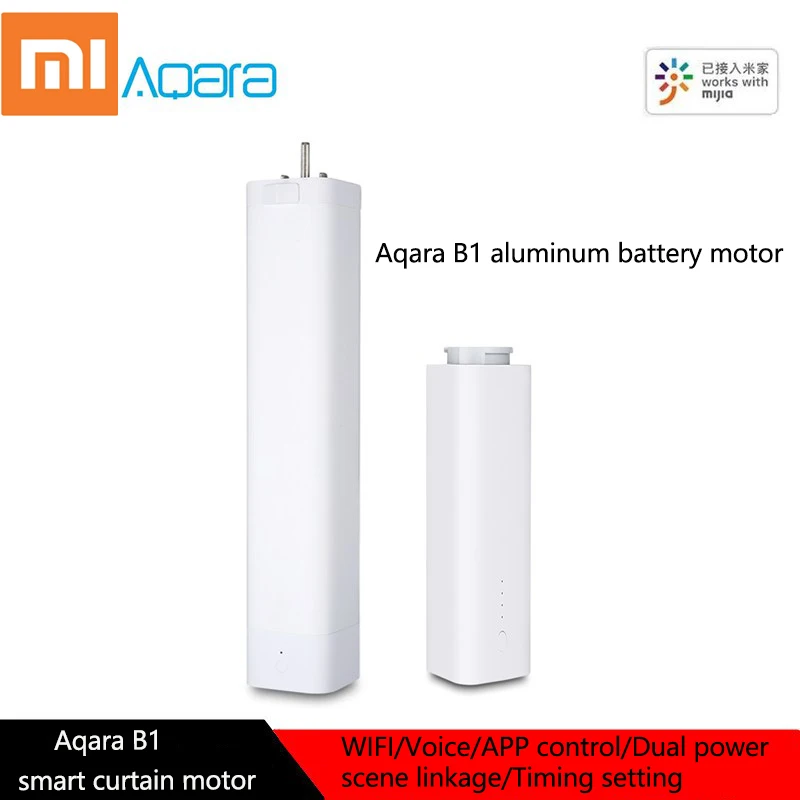

Xiaomi AQara B1 Wireless Smart Motorized Electric Curtain Motor WiFi / Voice / App Remote Control Smart Home Curtain Motor