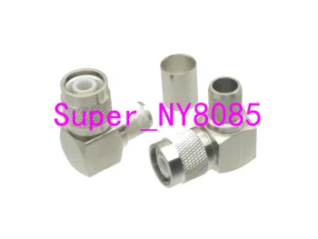

10pcs Connector TNC male crimp RG8 LMR400 RG213 RG165 RG393 cable Right angle