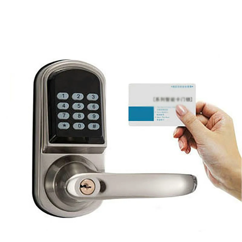 Electronic Password Handle button door lock castle central locking door lock Home Bedroom locks indoor door Handle door lock L55