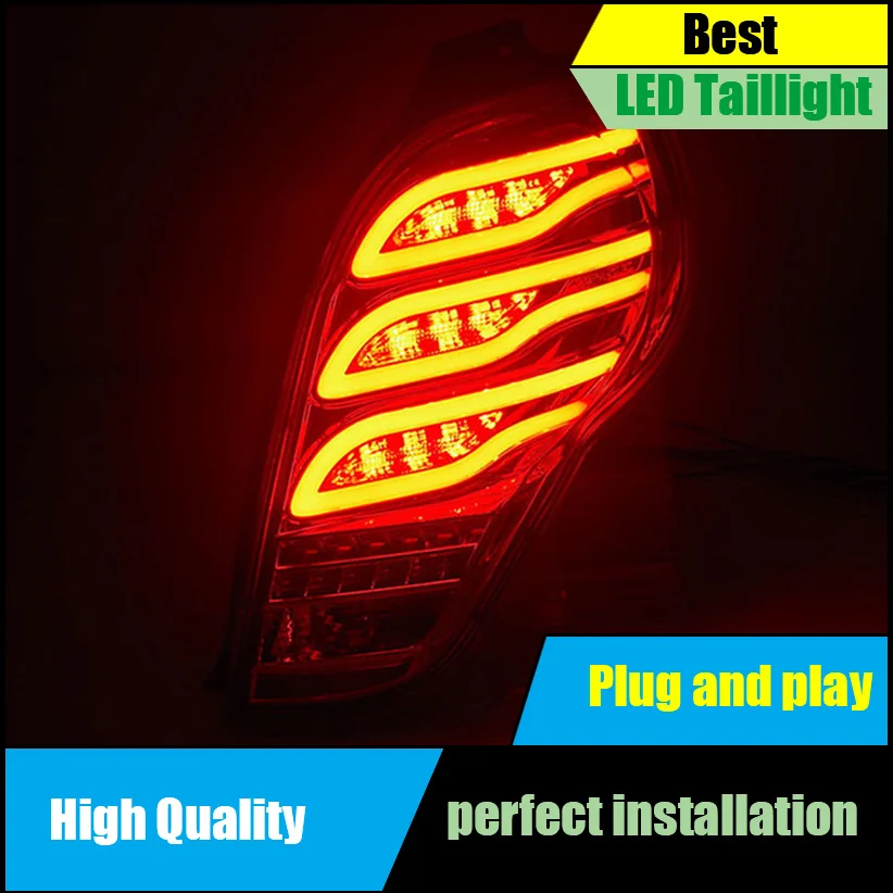 

Car styling Taillight For Chevrolet Spark 2010-2014 Dynamic turn signal Tail Light Assembly LED Rear lamp Drive+brake+reverse