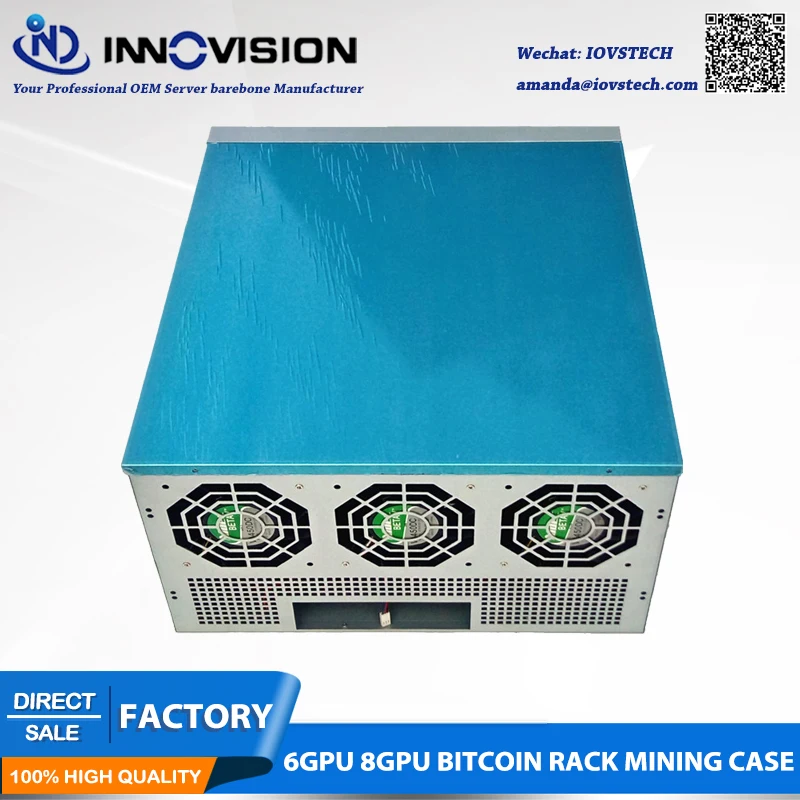Лидер продаж чехол для биткоинов 6GPU 8GPU|case case|case rackcase c |