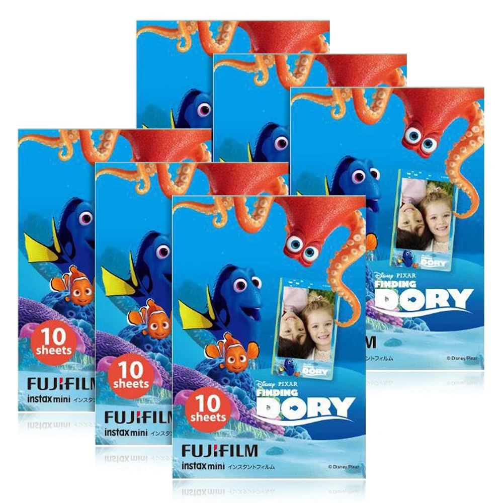 Fujifilm Instax Mini Finding Dory Instant 60 пленка для Fuji Mini 7 s 8 8+ 9 25 50 s 70 90 300 SP-1 2 принтера