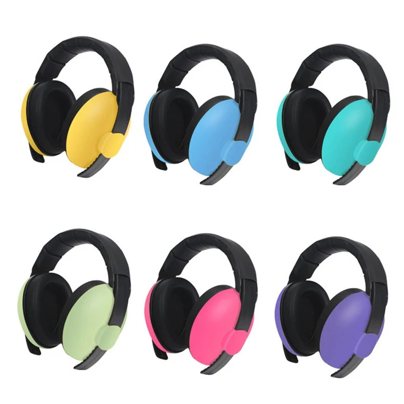 

1 pcs Adjustable Baby Earmuffs Hearing Protection Ear Defender Noise Reduction Safety for 3 Months-5 Years Old Child Baby