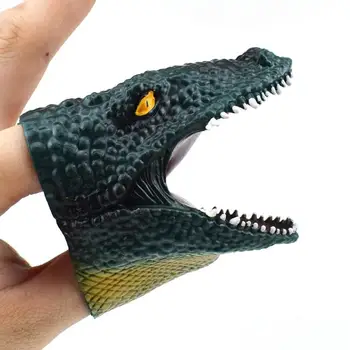 

Soft TPR Simulation Alligator Hand Puppet Gloves Animal Head Figure Vividly Kids Toy Model Gifts Hand Puppet Figure Toys Gloves