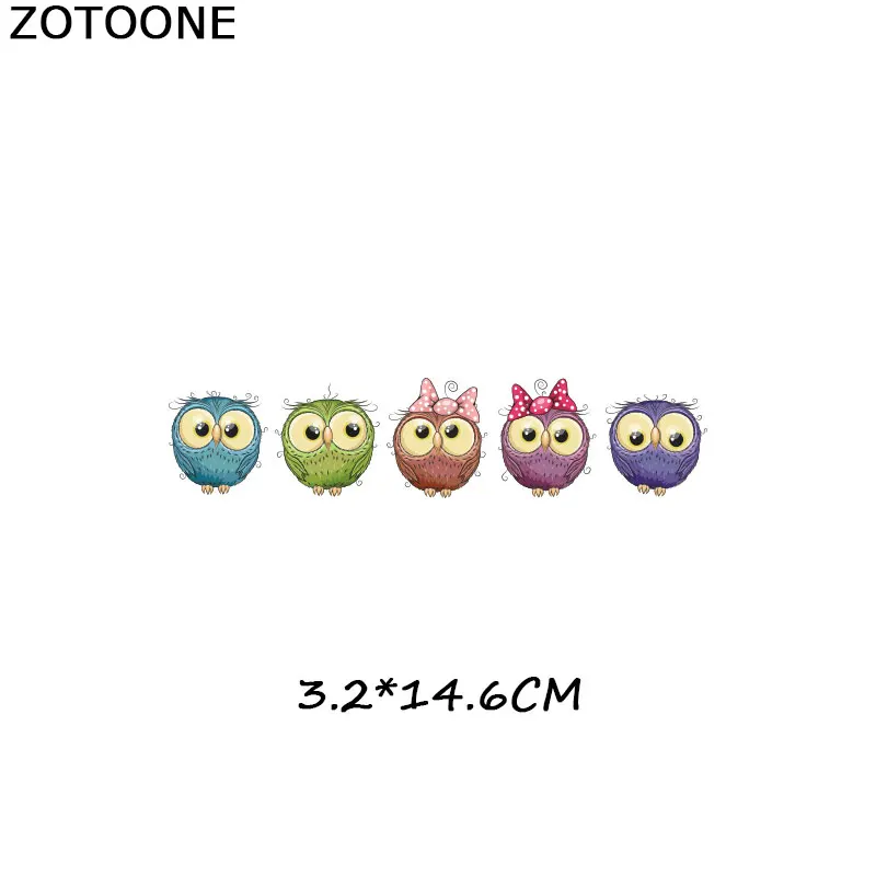 1096 ZOTOONE милые животные нашивки с полосками набор железа на передачи медведь нашивки в форме собак для девочек детская одежда DIY теплопередачи наклейки G - Цвет: 1096