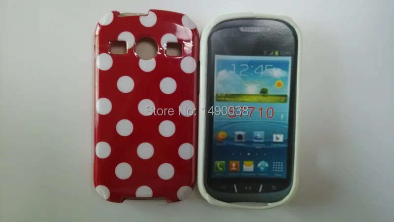 OEEKOI мягкий чехол из ТПУ в горошек для Samsung Galaxy Xcover 2 S7710 Бесплатный телефона|case