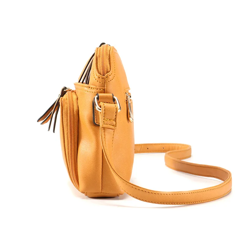 Osmond المؤنث بولسا أكياس Crossbody للنساء حقيبة ساع الإناث حقائب جلدية حقائب السيدات اليد محفظة صغيرة الكتف كيس