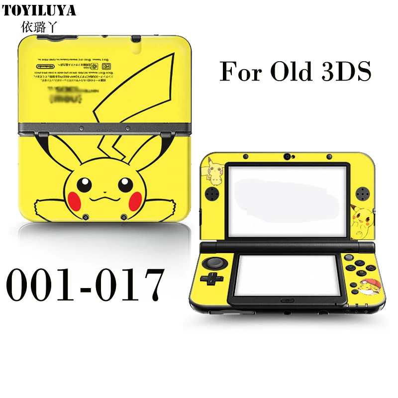 Pikachu Stick Gamepad Skin Protector Cover Plates or Pokemon Sun and