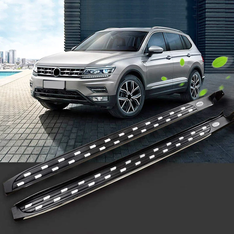 Side Steps Running Boards Nerf Bars Aluminum Fits Volkswagen Tiguan 2017-2018 Side Steps Running Boards Nerf Bars Aluminum Fits Volkswagen Tiguan 2017-2018
