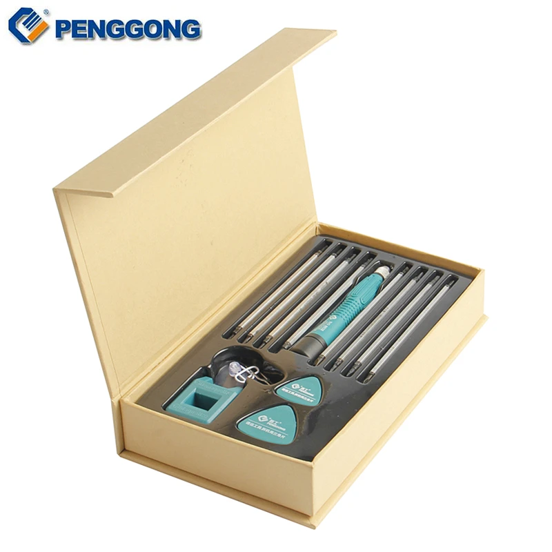 Набор прецизионных отверток pengong 13 шт. Магнитная отвертка Phillips Torx для Iphone