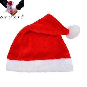 

OMH wholesale red adult unisex fashion formal outdoor autumn winter Christmas Santa Claus dance party hats caps MZ53
