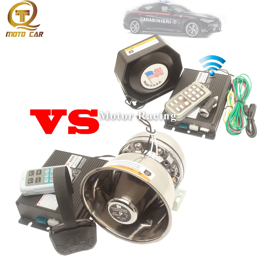 

Wireless Connect Car Police Siren 200W Speaker Megaphone Alarm Sound Waring Multi Tone Vehicle Horn PA Mic System Train Horn