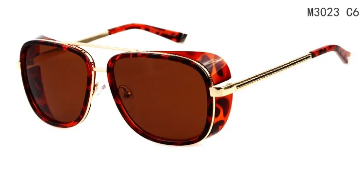 Длинные Хранитель Утюг Для мужчин солнцезащитные очки ретро очки стимпанк Для мужчин Винтаж бренд дизайнер gafas-де-сол Gafas - Цвет линз: C6