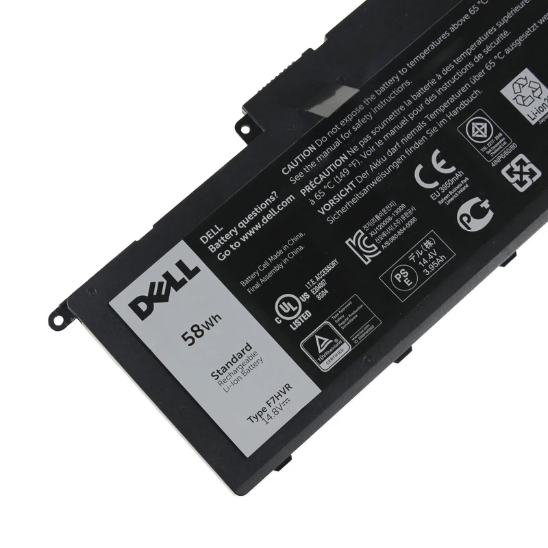 Аккумулятор для ноутбука DELL Inspiron 17 7000 7737 7746 14 15 15r 5545 7537 14-7437 F7HVR G4YJM 062VNH T2T3J 14,8 V 58Wh