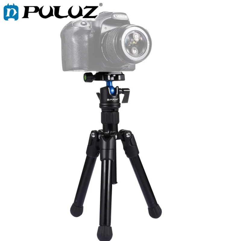 

PULUZ Pocket Mini Tripod For DSLR Mount Microspur Photos Magnesium Alloy 360 Degree Ball Head For Digital Camera Adjustable