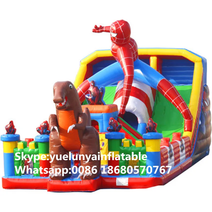 inflatable castle with slide