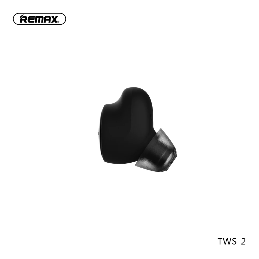 REMAX TWS-2 TWS беспроводные Bluetooth наушники бинауральные стерео гарнитура телефонная гарнитура внутриканальные мини-наушники с микрофоном и