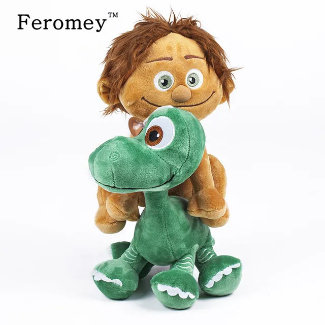 Best Offers The Good Dinosaur Spot & Dinosaur Arlo Plush Doll Toys The Good Dinosaur Soft Stuffed Action Figure Toys Children Kids Gift