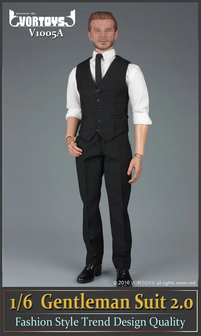 VORTOYS 1 6 Scale Gentleman Suit 2 0 Fashion Style Male Clothes For 12 Man Action