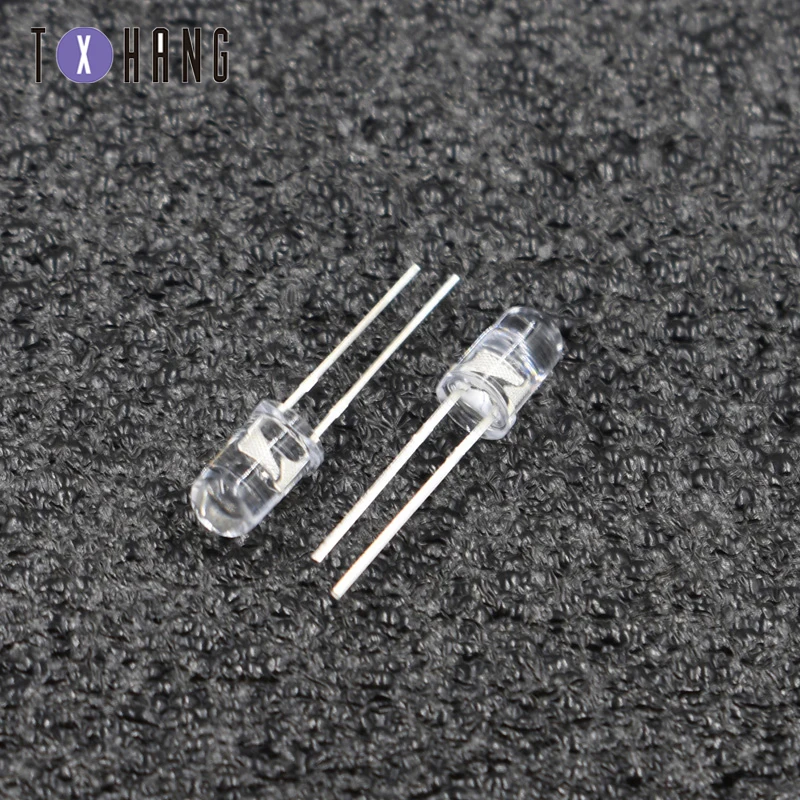 20/50/100 шт 5 мм 2pin RGB прозрачный трехцветный общий круглый светодиодный светильник