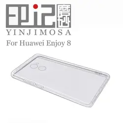 YINJIMOSA 2 шт. наборы прозрачный телефон чехлы для huawei наслаждаться 8 случае мягкая задняя крышка корпуса для huawei Honor 7C играть принципиально