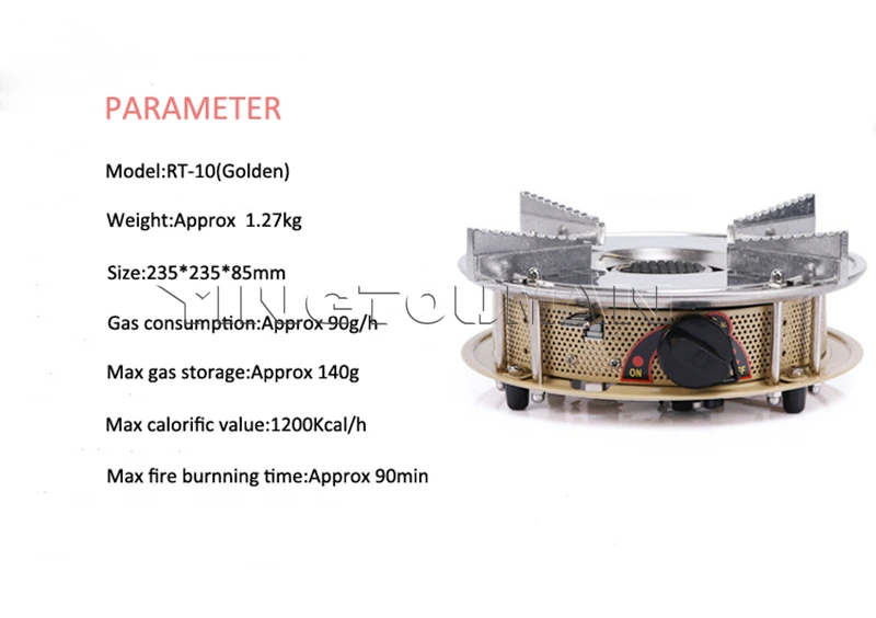 YINGTOUMAN мини воздушная надувающаяся плита наружная Портативная Газовая Печка горелки кемпинга оборудование газовые плиты Кемпинг печи Пикник горелки