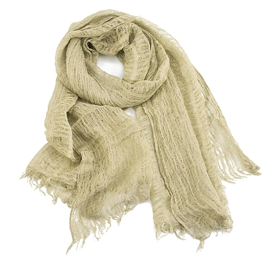 New Japanese Unisex Style Cotton And Linen Solider Color long women's